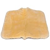 CHRIST Western-Fellsattel Diamond Plus Lammfell Westernsattel aus echtem, medizinischem Fell, in Handarbeit gefertigter baumloser Sattel, Lammfellsattel, Bareback Pad, Größe: Pony, Schaffell in braun - 5