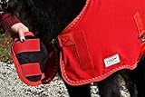 Abschwitzdecke Sissy Paradedecke Rot Schwarz 65 75 85 95 100 Minishetty Shetty Fohlen Fleece Decke Tysons (65, Rot) - 7